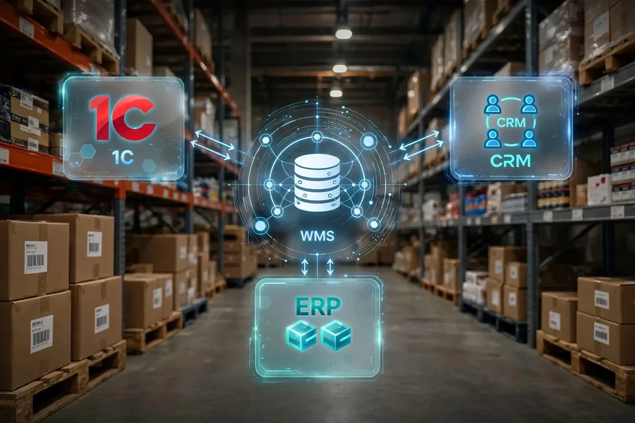 Интеграция с 1С, CRM, ERP